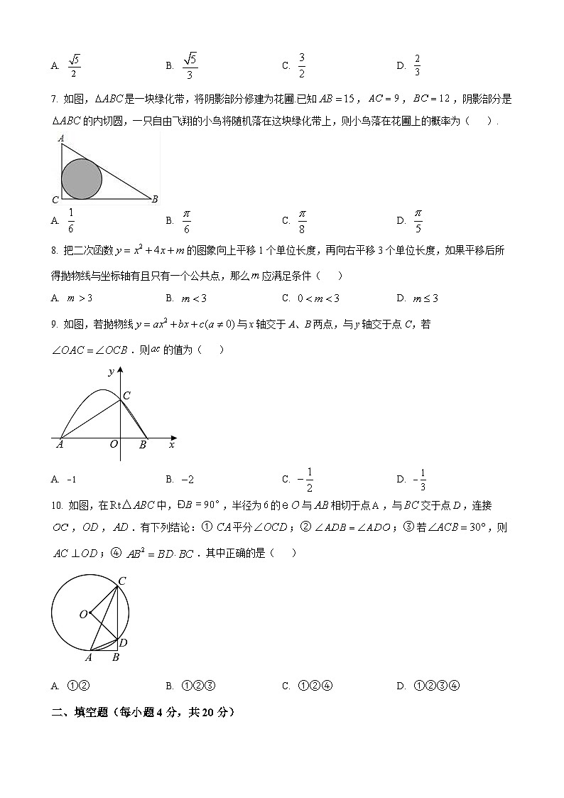 山东省淄博市临淄区2023-2024学年九年级上学期期末数学试题（解析版）第3页
