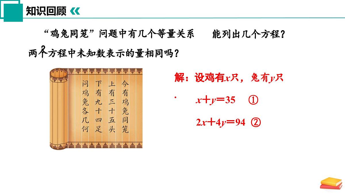 10.2 二元一次方程组的概念（同步课件）2025学年七年级数学下册（苏科版2024）第4页