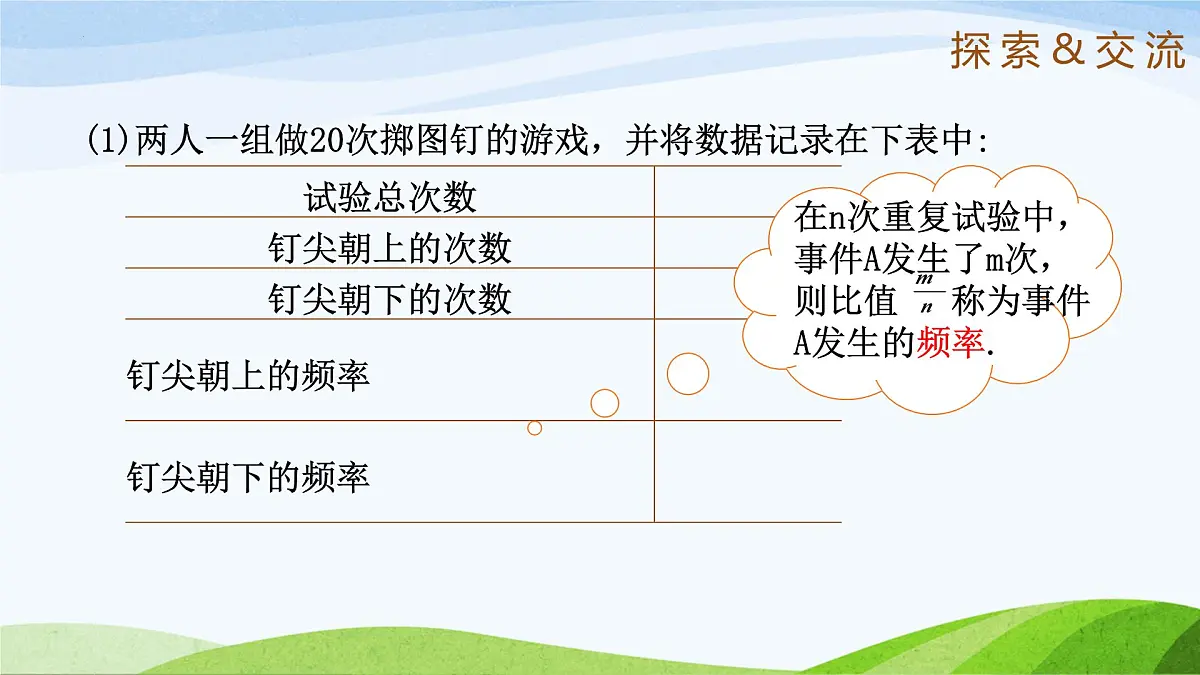 9.2.1 频率的稳定性（同步课件）2025学年七年级数学下册（鲁教版五四制）第5页