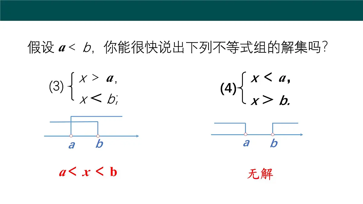 7.3一元一次不等式组（第2课时较复杂的一元一次不等式组的解法）2025学年七年级数学下册课件第8页