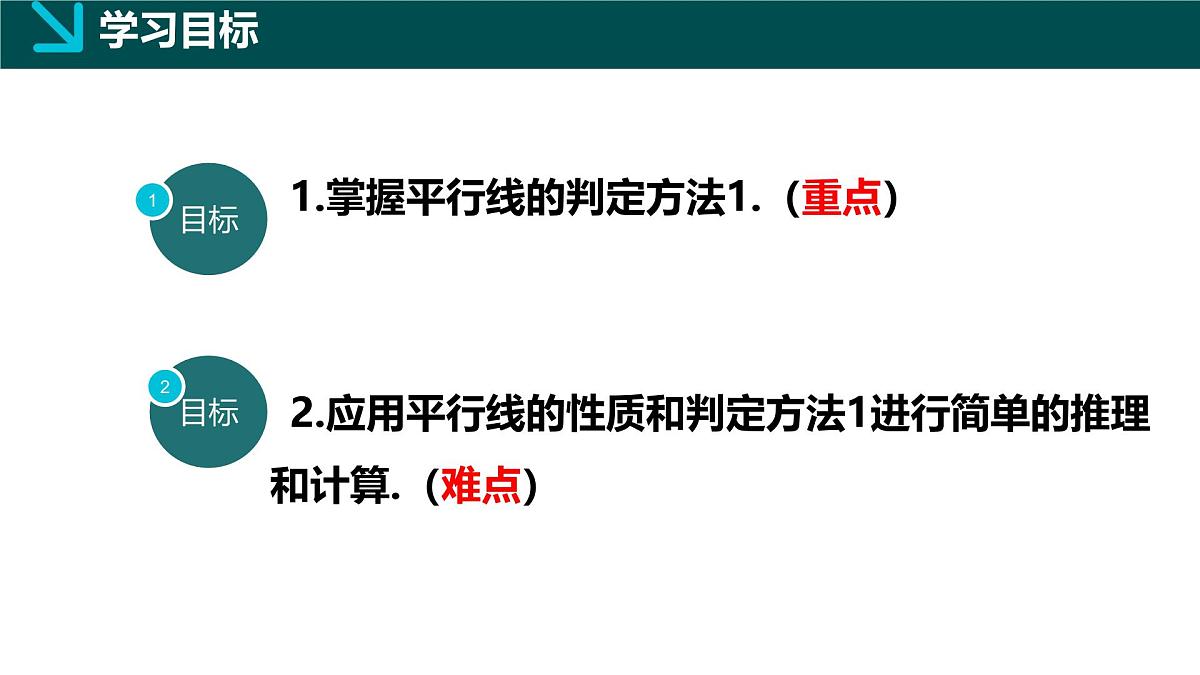 4.4平行线的判定方法1（同步课件）2025学年七年级数学下册（湘教版2024）第2页