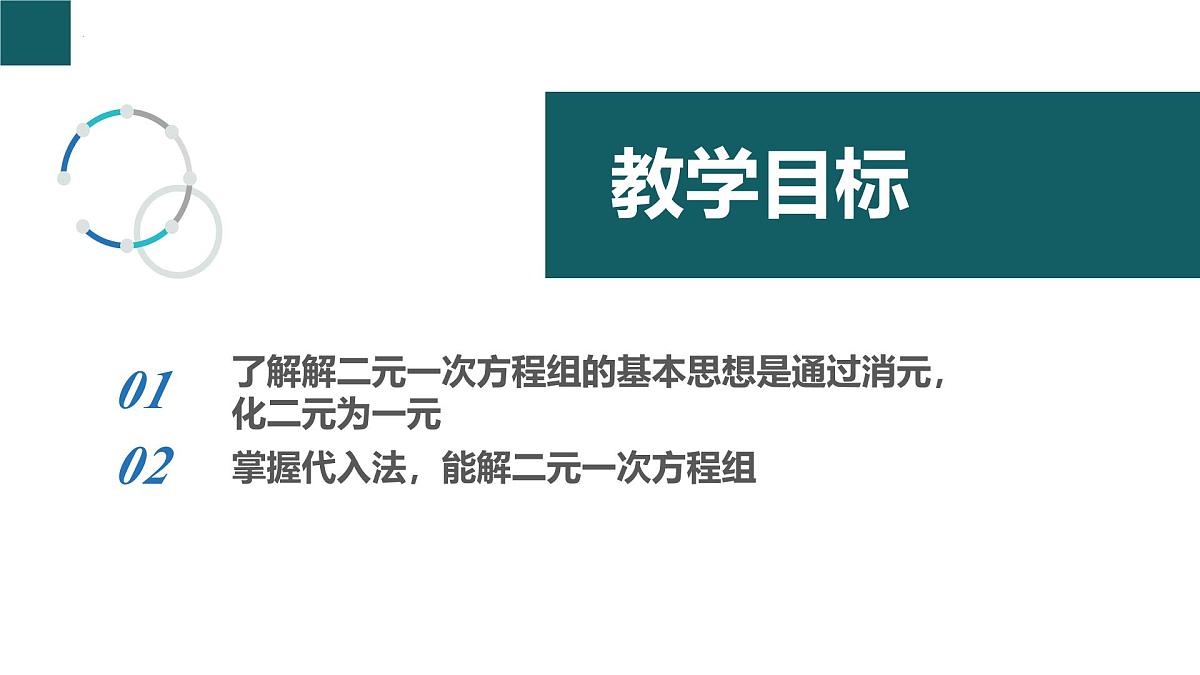 2.3 解二元一次方程组-第1课时（同步课件）2025学年七年级数学下册（浙教版2024）第2页