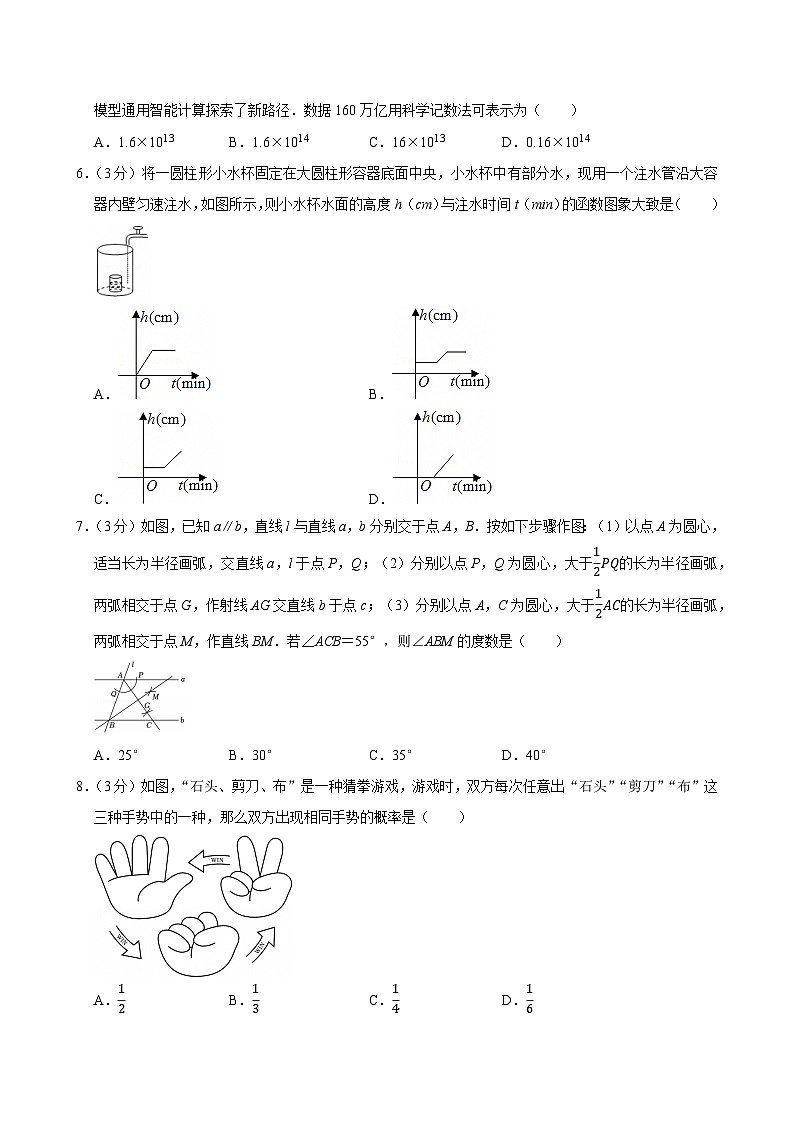 2025年湖北省武汉市中考数学模拟试卷附答案第2页