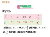 初中  數(shù)學(xué) 人教版（2024 七年級下冊8.1.1  平方根 課件
