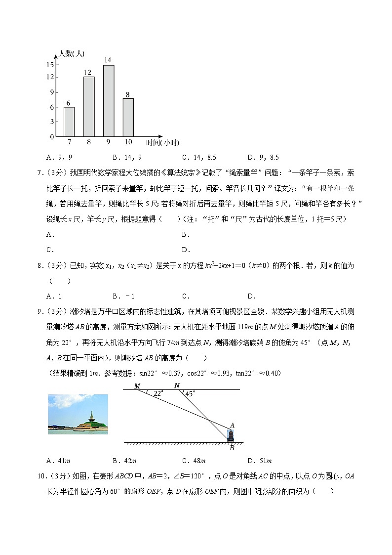 2024年山东省日照市中考数学试卷【含解析】第2页