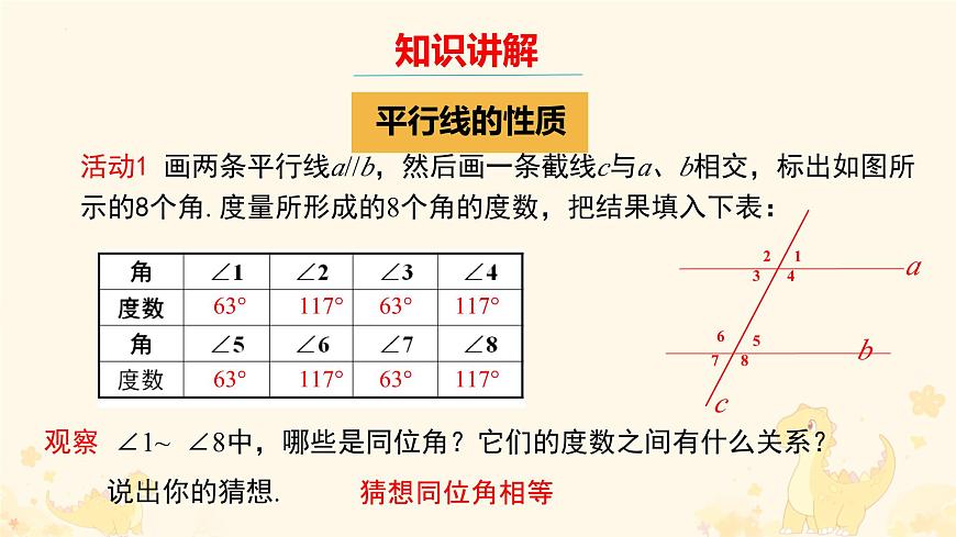 7.2.3 平行线的性质 课件 2025学年人教版 数学七年级下册第4页