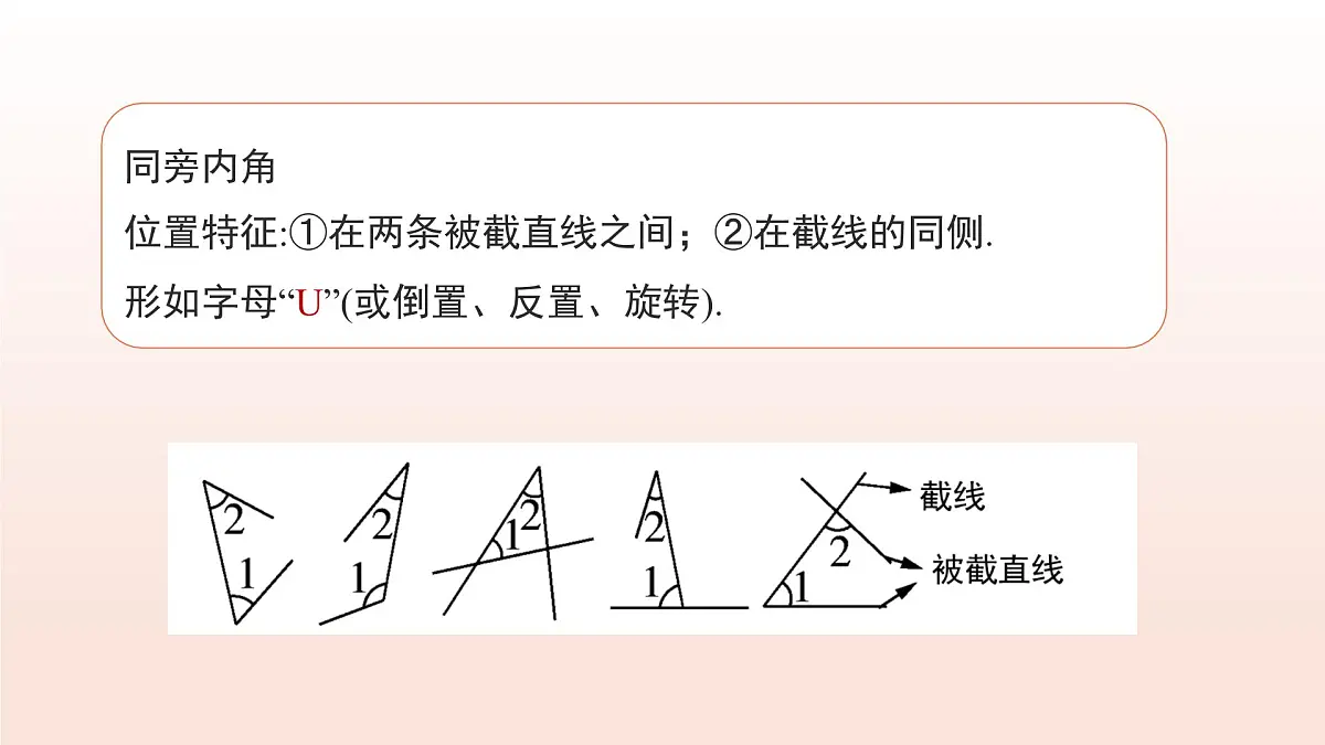 2.2探索直线平行的条件（第2课时利用内错角、同旁内角判定两直线平行）2025学年七年级数学下册（北师大版2024） 课件第8页