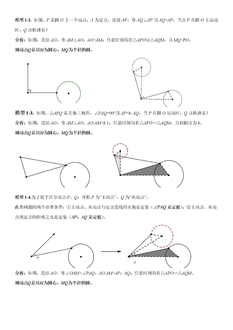 2025年中考数学-专题38 最值模型之瓜豆模型(原理)曲线-常见几何模型全归纳之模型解读与提分精练(全国通用）（含答案）第2页
