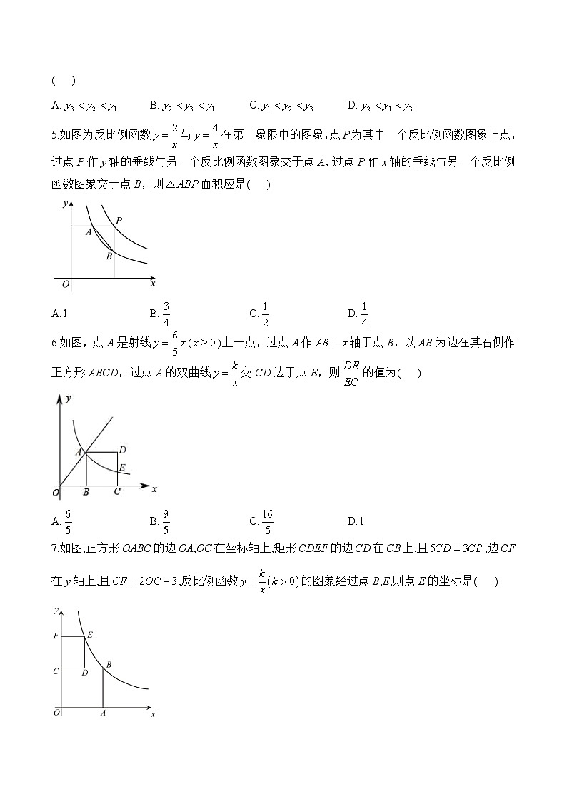 中考数学一轮复习备考专题11：反比例函数 综合测试(含答案)第2页