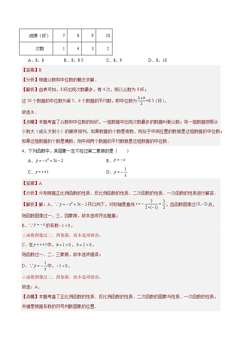 数学（上海卷）（全解全析）第2页