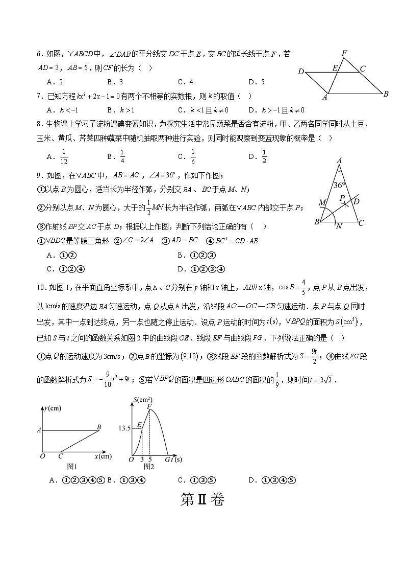 数学（济南卷）（考试版）第2页