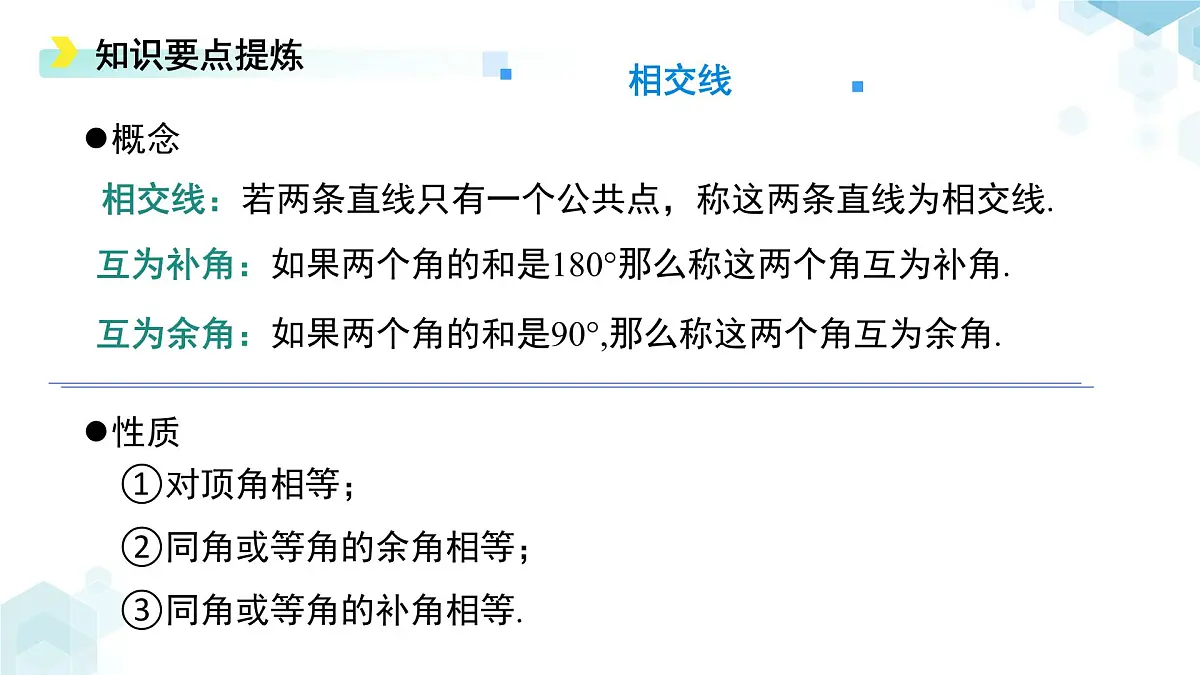 第二章 相交线与平行线 综合复习 课件 数学北师大版（2024）七年级下册第3页