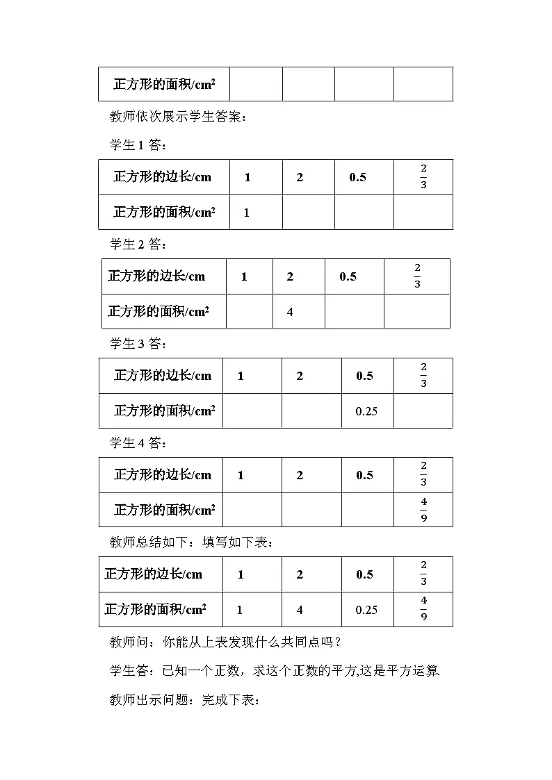 8.1 平方根（第2课时）2025年春初中数学人教版七年级下册教案第3页