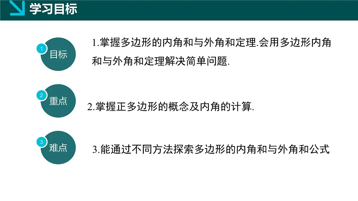 22.7 多边形的内角和与外角和（同步课件）-2024-2025学年八年级数学下册（冀教版2024）第2页