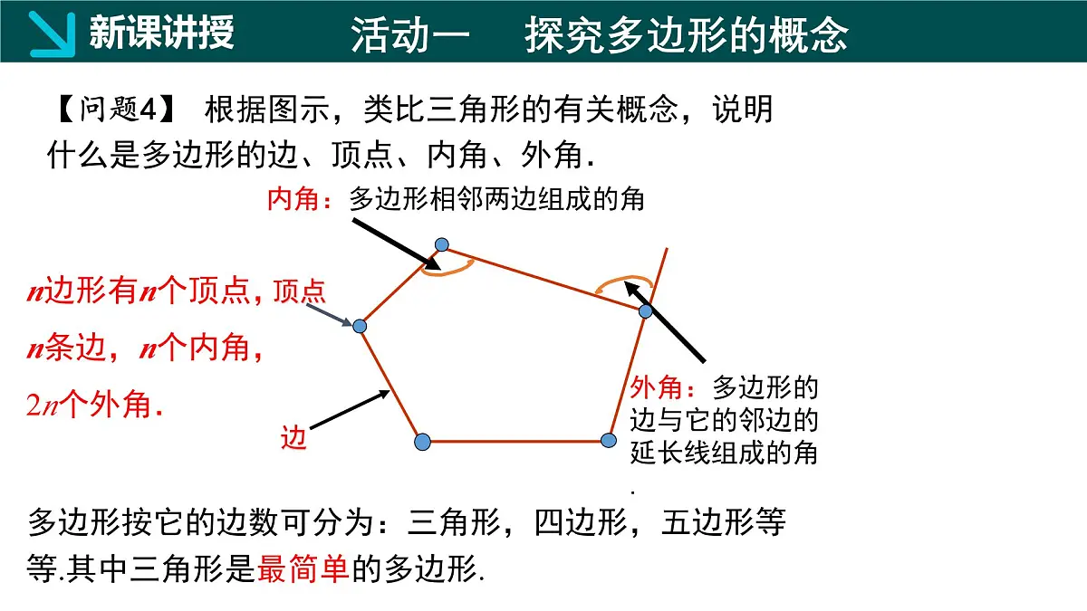 22.7 多边形的内角和与外角和（同步课件）-2024-2025学年八年级数学下册（冀教版2024）第5页