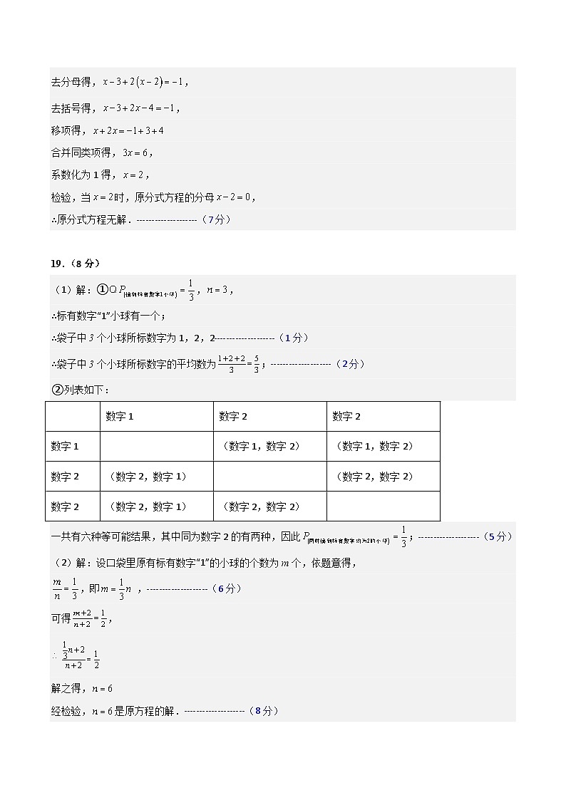 06数学（河北卷）（参考答案与评分标准）第2页