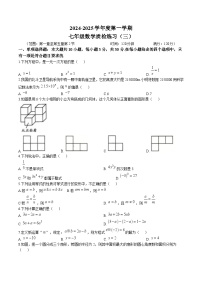 广东省茂名市电白区2024-2025学年七年级上学期第三次月测数学试卷(含答案)