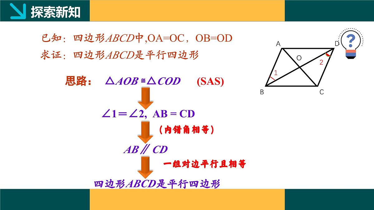 4.4.2+平行四边形的判定定理2（同步课件） 2025学年八年级数学下册同步精品课堂（浙教版）第6页