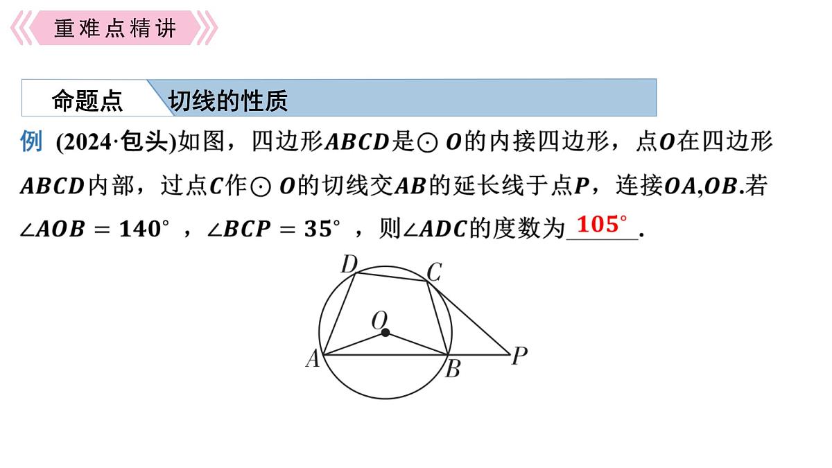 2025决胜中考河南数学一轮复习第21讲 与圆有关的位置关系课件第6页