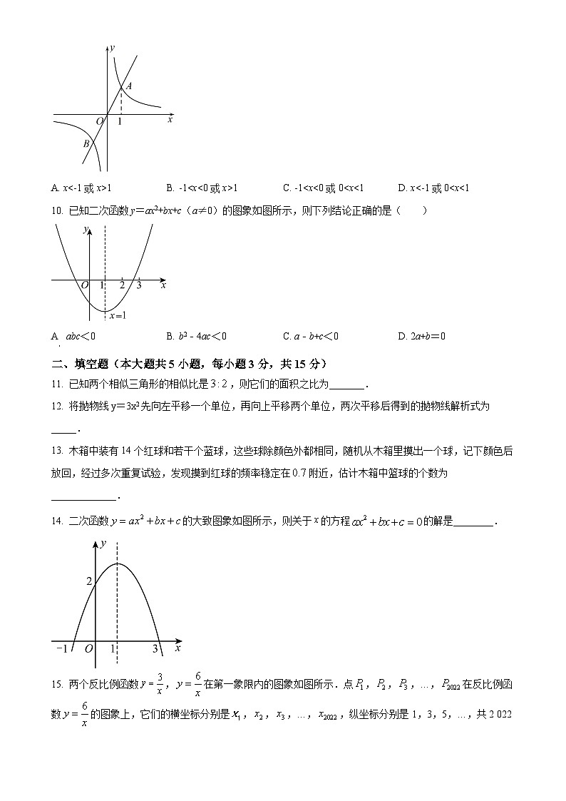 广东省 清远市田家炳实验学校2024-2025学年九年级下学期3月月考数学试题（原卷版+解析版）第3页