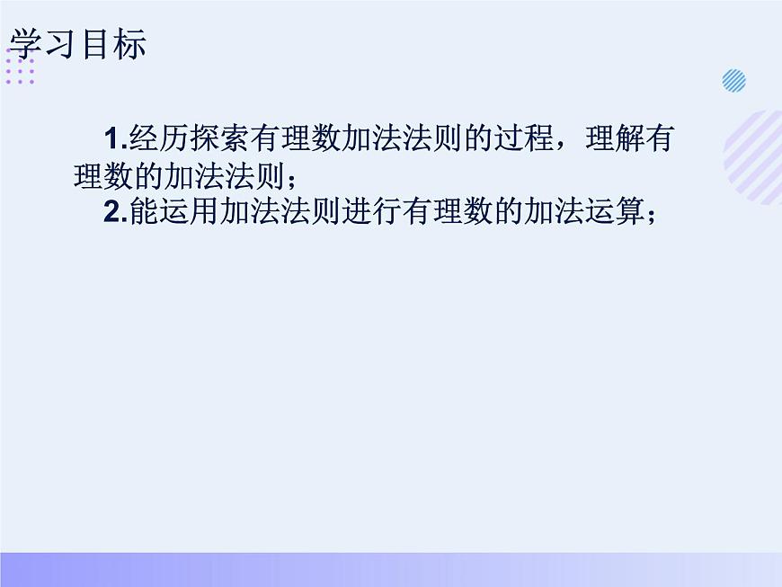 初中数学华东师大版七年级上第1章.1.6有理数的加法课件第2页