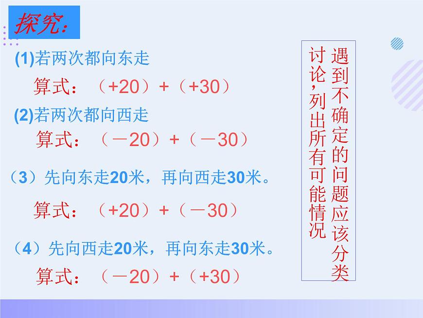 初中数学华东师大版七年级上第1章.1.6有理数的加法课件第5页