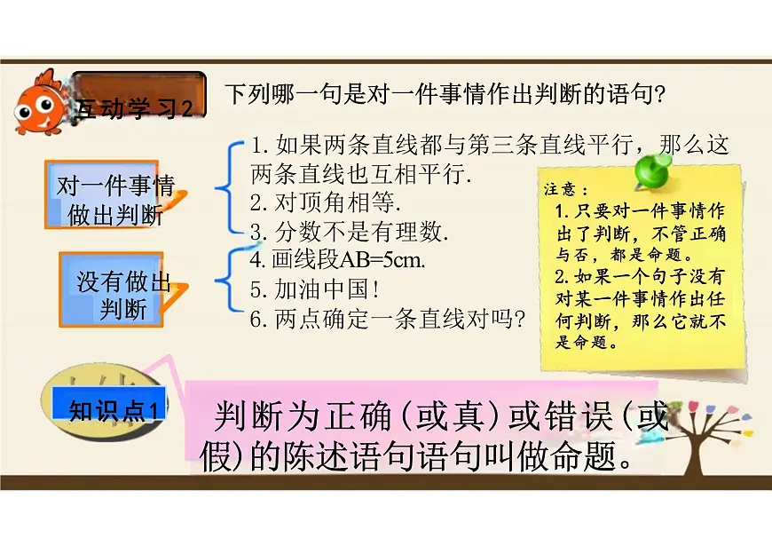 7.3 定义、命题、定理 课件 2024--2025学年人教版七年级数学下册第6页