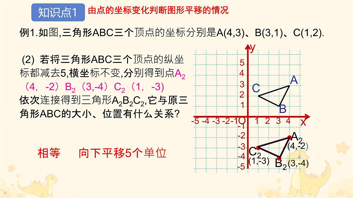 9.2.2  用坐标表示平移课件2024-2025学年 人教版数学七年级下册第5页