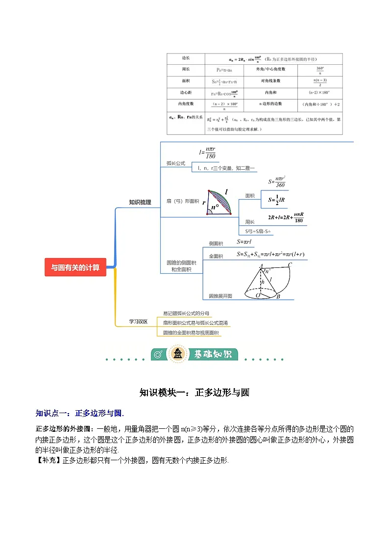 与圆有关的计算练习（原卷版）-中考数学二轮专题第2页