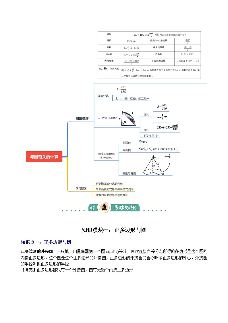 与圆有关的计算练习（原卷版）-中考数学二轮专题第2页