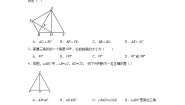 初中鲁教版（五四学制）（2024）等腰三角形测试题