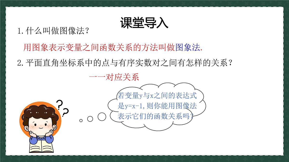 10.1.2函数的图像（同步课件） 2025学年八年级数学下册同步精品课堂（青岛版）第1页