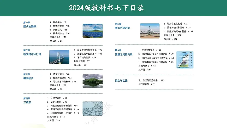 2024北师大版七下数学教材解读【课件】第4页