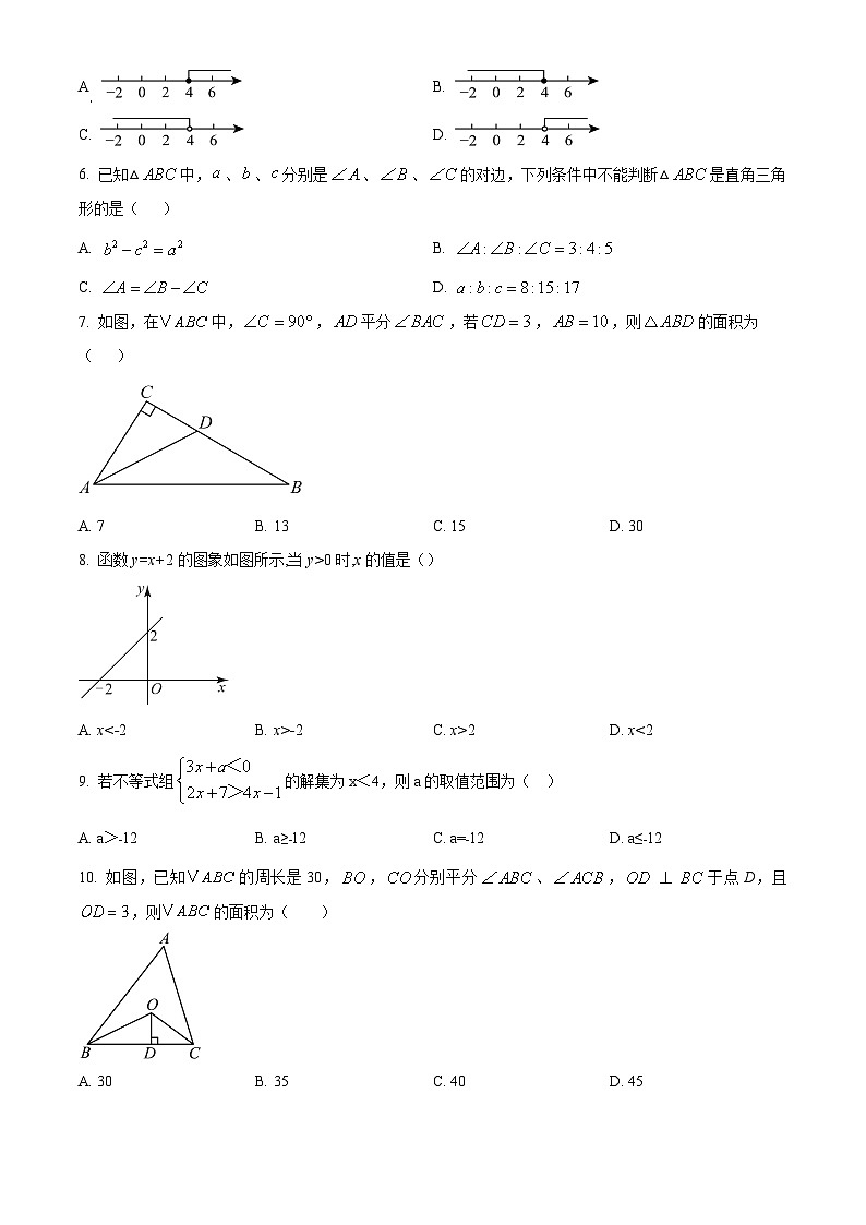广东省茂名市高州市四校联考2024-2025学年八年级下学期3月月考 数学试题第2页