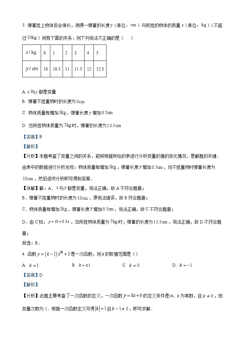 河北省石家庄市第三十八中学2024-2025学年下学期八年级三月教学质量检测 数学试卷（含解析）第2页
