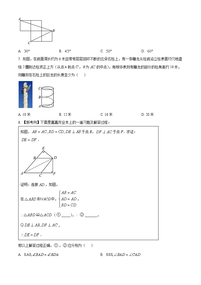 河南省郑州市新郑市2024-2025学年八年级下学期3月月考 数学试题（含解析）第2页