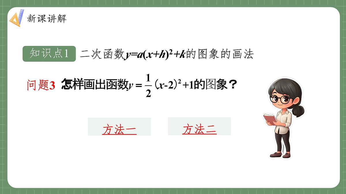 沪科版九年级上册数学21.2.2.3二次函数y=a(x+h)²+k的图象和性质【课件】第7页