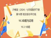 16.3.1命題（教學(xué)課件）2025學(xué)年七年級(jí)數(shù)學(xué)下冊(cè)（滬教版2024）
