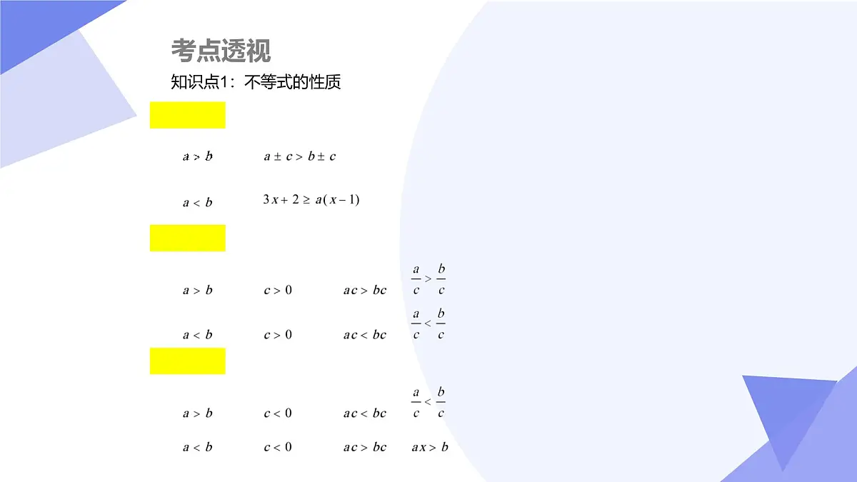 串讲 一元一次不等式组（4大考点&4大题型剖析）2025学年七年级数学下学期期中考点大串讲课件第3页
