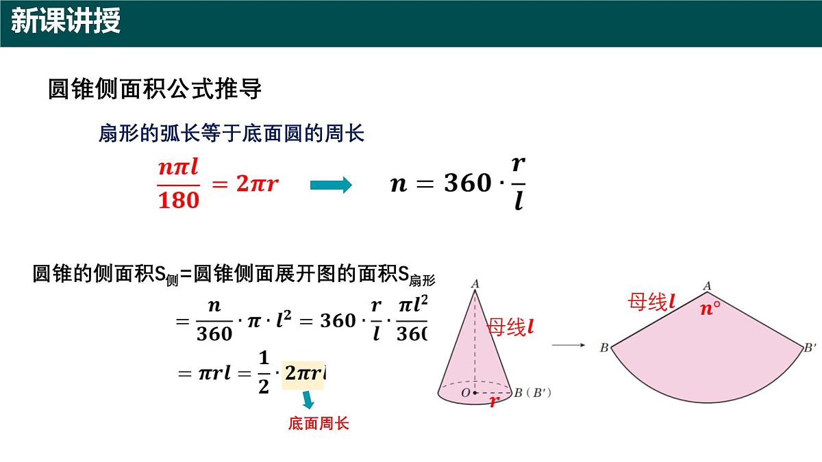 8.2 圆锥及其侧面展开图（第二课时 圆锥的侧面积及表面积）（同步课件）-2024-2025学年六年级数学下册（沪教版五四制2024）第8页