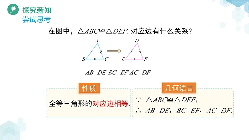 4.2 全等三角形 课件 数学北师大版（2024）七年级下册第8页