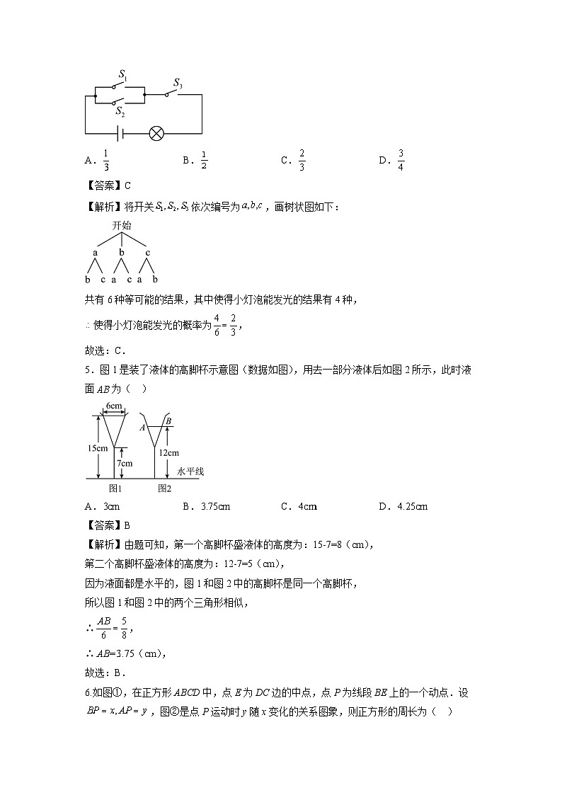 内蒙古2025年中考模拟卷数学试卷（解析版）第2页
