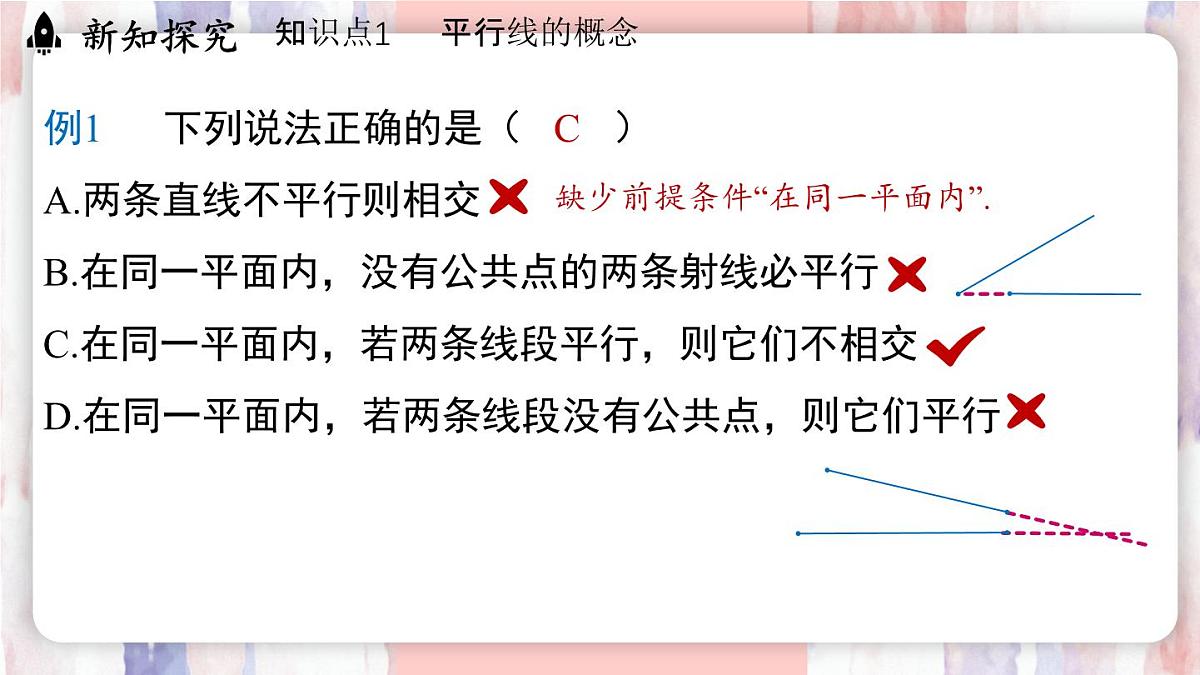 7.2.1平行线的概念（课件）-人教版（2024）数学七年级下册第6页