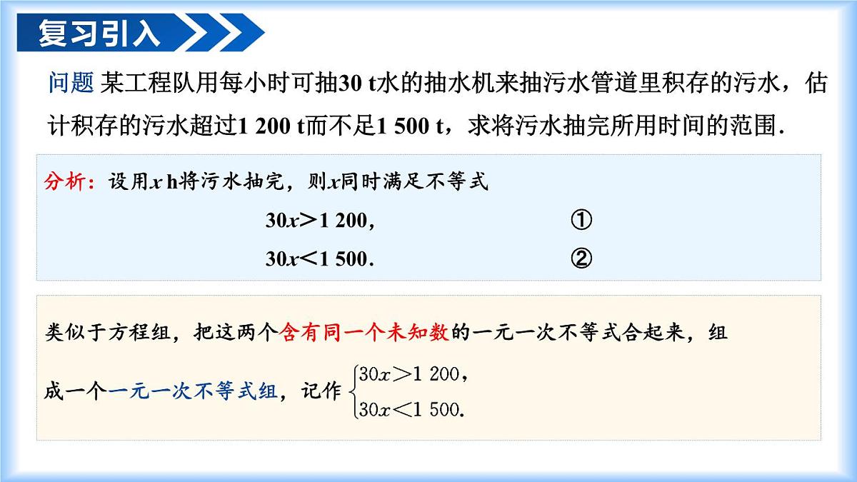 人教版（2024）七年级数学下册课件 11.3 一元一次不等式组第4页