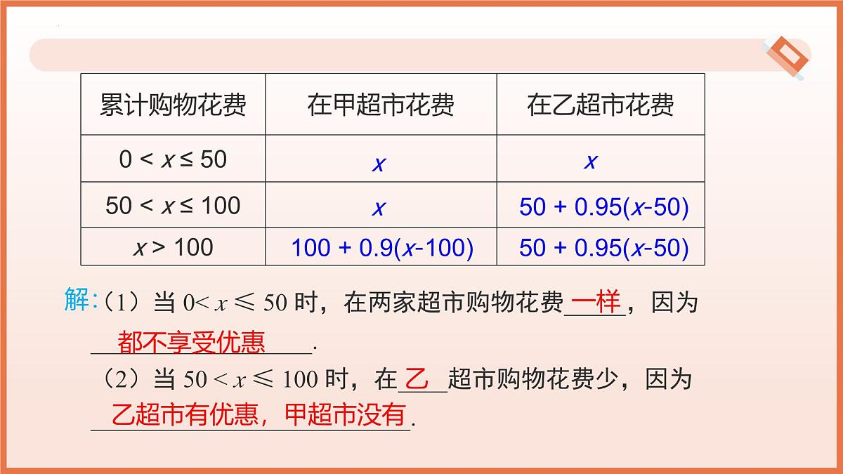 11.2一元一次不等式（第3课时一元一次不等式的应用（2））课件 2025学年七年级数学下册人教版第7页