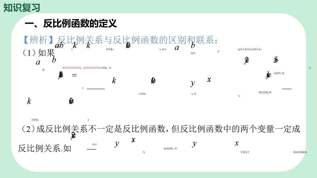 中考数学一轮复习备考专题11：反比例函数 课件第5页
