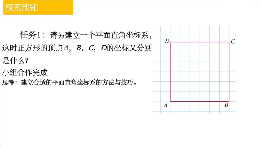 初中数学人教版（2024）七年级下册9.1.2 用坐标描述简单几何图形 课件第6页