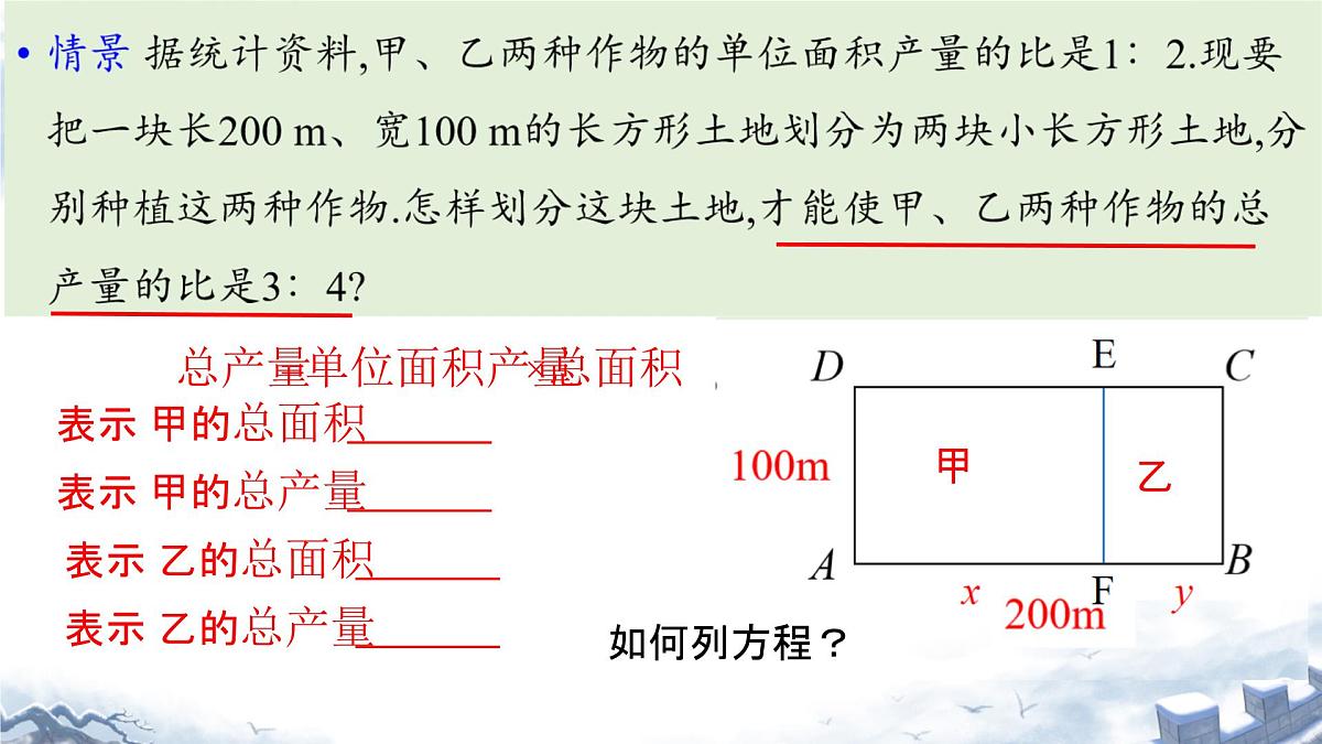 初中数学人教版（2024）七年级下册10.3  实际问题与二元一次方程组（第二课时） 课件第7页
