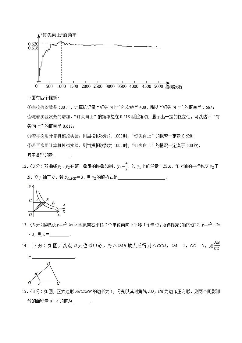 湖南省长沙市2025届九年级下学期开学考试数学试卷(含答案)第3页