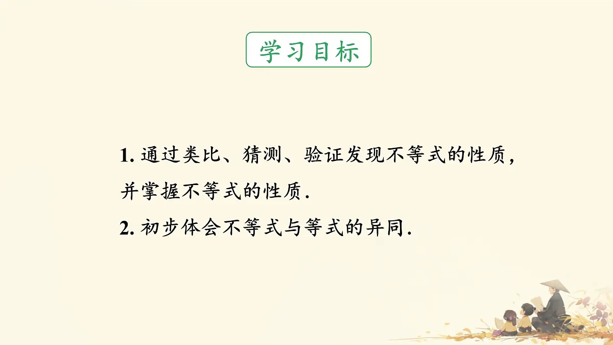 初中数学人教版（2024）七年级下册11.1.2 不等式的性质第1课时 课件第2页